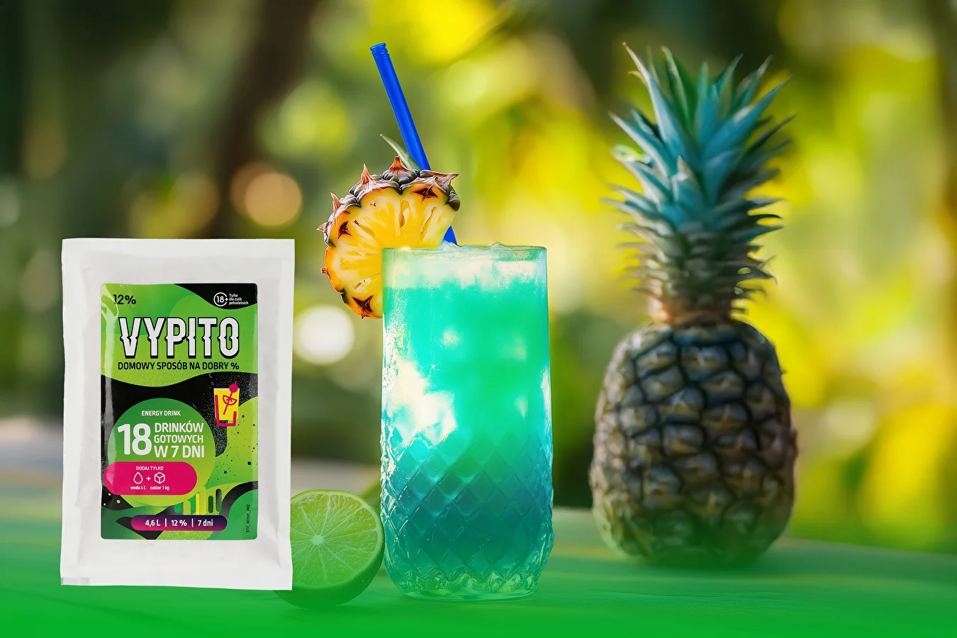 Vypito Neon Splash – trooppinen drinkki
