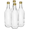 1 L Pöytäpullo kierrekorkilla fi28 - 4 kpl - 12 