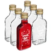 200 ml pullo kierrekorkilla, joulupainatus Poro, 6 kpl.  - 1 