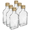 200 ml pullo kierrekorkilla, joulupainatus Poro, 6 kpl. - 2 