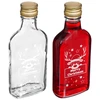 200 ml pullo kierrekorkilla, joulupainatus Poro, 6 kpl. - 4 
