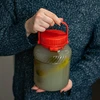 2L purkki muovikannella - 6 