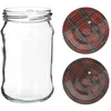 300 ml purkit värillisellä kannella fi 66 - 6 kpl - 3 