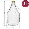 3L Dama viinipullo kierrekorkilla - 4 