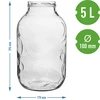 5 L purkki fi 100, ilman kansia, 6 kpl - 9 