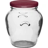 Amfora-purkki 580 ml (fi 82) viininpunaisella kannella 6 kpl - 2 