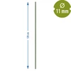 Bioogród-puutarhakepit – päällystetty teräs, 1,2 m, fi 11 mm, 10 kpl - 3 