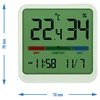 Elektroninen huonelämpömittari, valkoinen - 9 