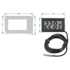 Elektroninen lämpömittari kehyksessä - tislauslaitteille (-50°C - +110°C) - 3 