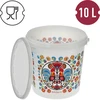 Elintarvikeämpäri GWIOZDA - kannella, 10 L - 4 