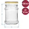 Fisz-karhennettu purkki 500ml - kultaisella kierrekannella fi 82/6, 6 kpl. - 5 