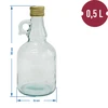 Gallone-pullo ilman punosta, kierrekorkilla 0,5 L - 2 
