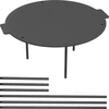 Grillipannu, valurautainen, ø 44 cm  - 1 