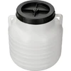 Hapatusastia Kiszonka 10 L - valkoinen, kahvoilla ['hapatusruukku hapankaalille', ' hapatusruukku', ' hapatusruukku hapannoksille', ' hapannos', ' hapankaali', ' kaali', ' kurkut', ' kurkuille', ' keraaminen', ' keraaminen kannella', ' ruukku kannella']