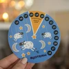 Huonelämpömittari, nestekidenäyttöinen, lasten Ø 11cm - 3 