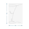 Itsekiinnittyvät etiketit 60 x 90 mm pulloihin, liköörille, alkoholille, vodkalle - 20 kpl - 3 