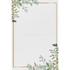 Itsekiinnittyvät etiketit 60 x 90 mm pulloihin, purkkeihin, lahjoihin, kukkakuvio - 20 kpl - 4 