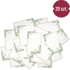 Itsekiinnittyvät etiketit 60 x 90 mm pulloihin, purkkeihin, lahjoihin, kukkakuvio - 20 kpl - 3 
