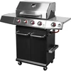 Kaasugrilli dragON BBQ101, 11,7 kW, musta-hopea  - 1 