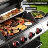 Kaasugrilli dragON BBQ101, 11,7 kW, musta-hopea - 6 
