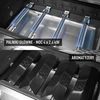 Kaasugrilli dragON BBQ101, 11,7 kW, musta-hopea - 5 