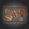 Kaasugrilli dragON BBQ201, 18,8 kW, hopea - 9 