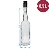 Kapteenin pullo 500 ml kierrekorkilla - 4 