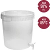 Käymisastia 30 L kannella ja hanalla - 2 