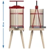 Kehysprassi hedelmille – puukorilla, 10L - 6 