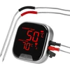 Keittiölämpömittari Bluetoothilla, 2 anturia - 3 