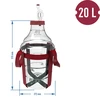 Kevyt, särkymätön viinipallo hihnoilla, 20 L - 6 