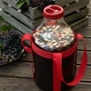 Kevyt, särkymätön viinipullo hihnoilla, 15 L - 9 