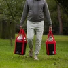 Kevyt, särkymätön viinipullo hihnoilla, 25 L - 10 