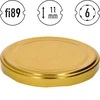 Kierrekorkki fi 89 kultainen - 10 kpl - 2 
