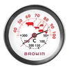 Lämpömittari kaksoisasteikolla (30°C - 100°C) / (50°C - 300°C) 13,0cm - 2 