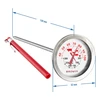 Lämpömittari kaksoisasteikolla (30°C - 100°C) / (50°C - 300°C) 13,0cm - 3 