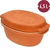 Lasitettu roomalainen pata 4,5 L (meanderit) - 6 
