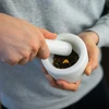 Marmorisurvin keittiöön, valkoinen, ø 10 cm - 13 