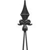 Metallinen pergola - Pyramidi, 135 cm - 2 