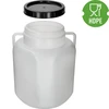 Neliönmuotoinen astia 50 L, valkoinen, kahvallinen 50 L - 4 