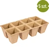 Paperiruukut 6 x 6 x 6, setti 5 kpl. - 3 