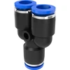 Pistokeliitin 10 mm, tyyppi Y - 1 kpl  - 1 