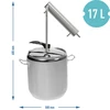 Pot-Still-tislaaja painekattilalla 17 L - 8 