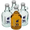 Pullo 0,5 L kierrekorkilla ja 2-värisellä painatuksella Slivovitz - 4 kpl - 2 