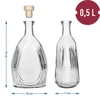 Pullo "Banketti" 500 ml, korkilla - 6 