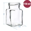 Purkit TO 150 ml Neljä kulmaa fi 53 kansi - 6 kpl - 6 