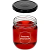 Purkit TO 425ml painatuksella „Kotitekoinen herkku” ja mustalla kannella fi 82 - 3 kpl - 5 