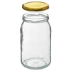 Purkit TO 900 ml kultaisella kannella fi 82/6 - 6 kpl. - 5 