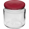 Purkki 212 ml fi66/4 viininpunaisella kannella 6 kpl - 2 