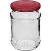 Purkki 250 ml fi66/4 kierrekansi viininpunainen - 6 kpl - 2 